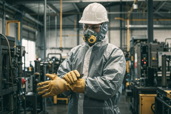 factory worker protective gear